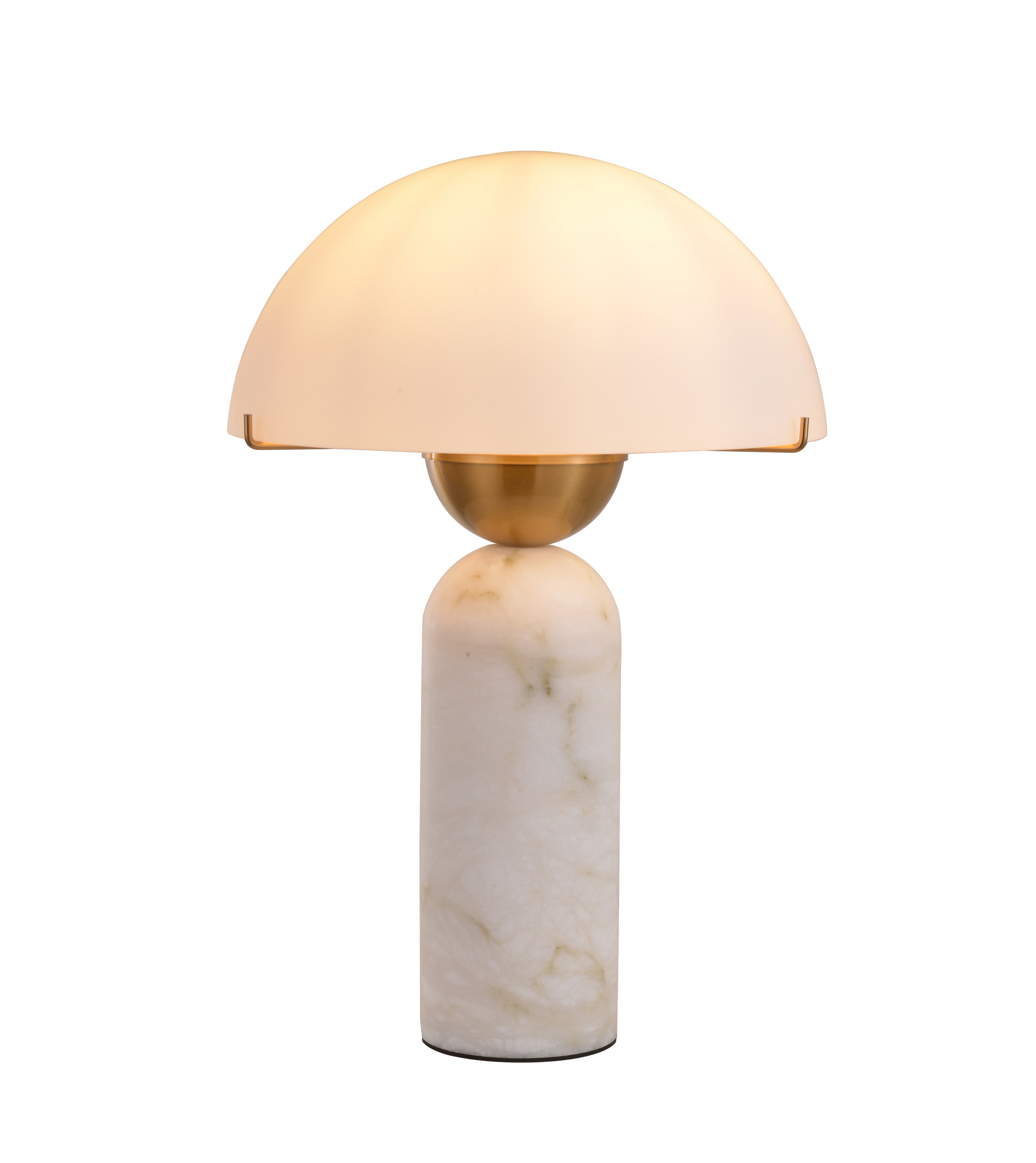 Lampe de table champignon en albâtre