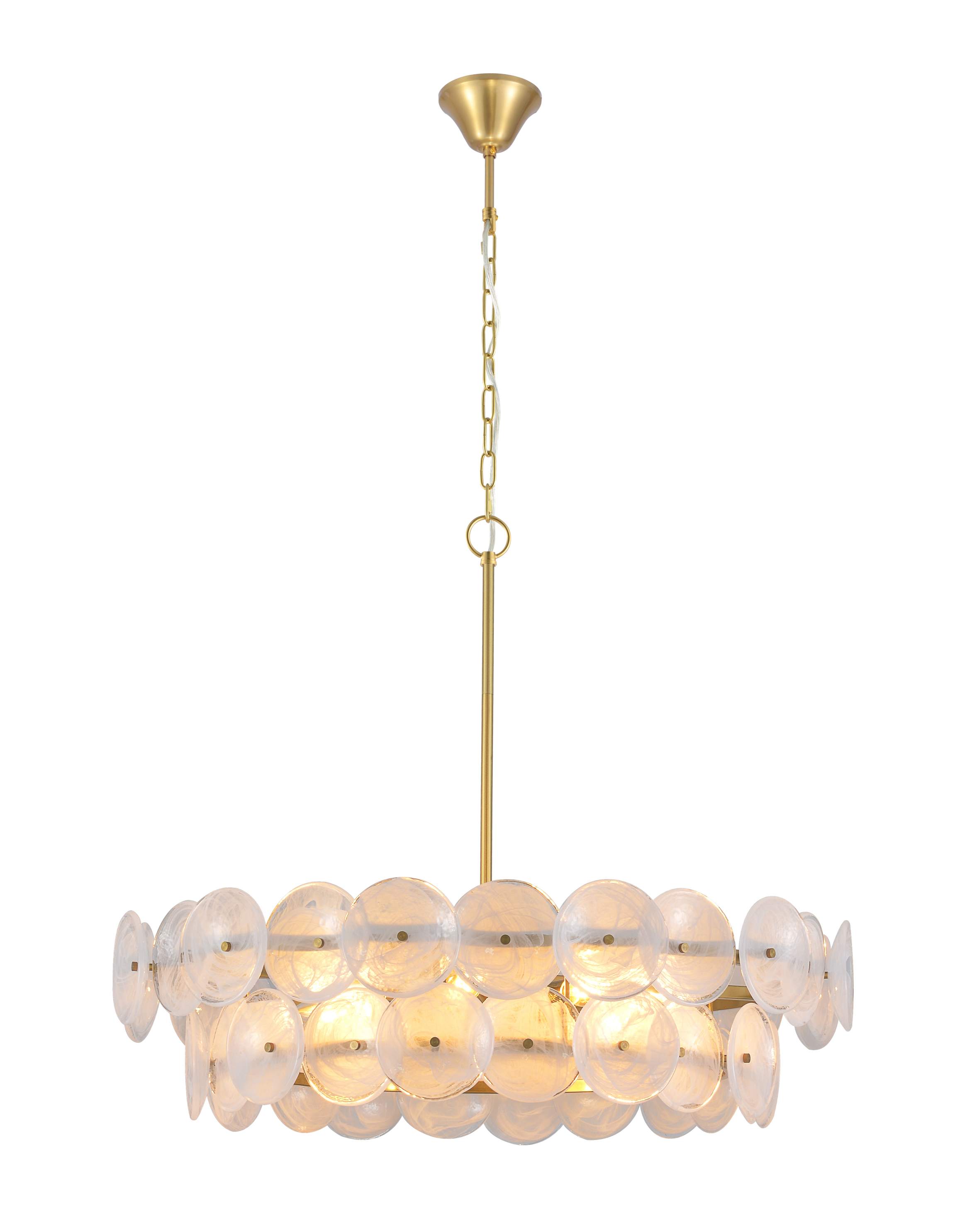 Lustre SD2239-8 Nuage Verre