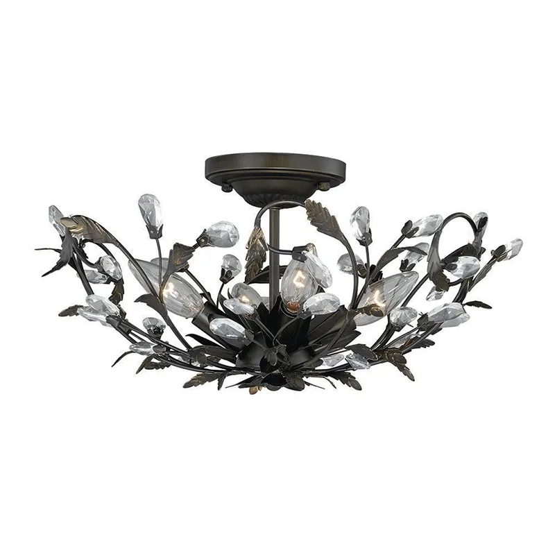 Luminaire de plafond en cristal vintage